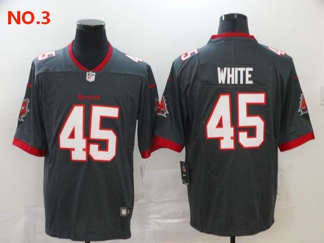 Men's Tampa Bay Buccaneers 45 Devin White Jesey NO.3;